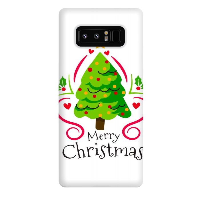 Galaxy Note 8 StrongFit merry xmas tree by haroulita