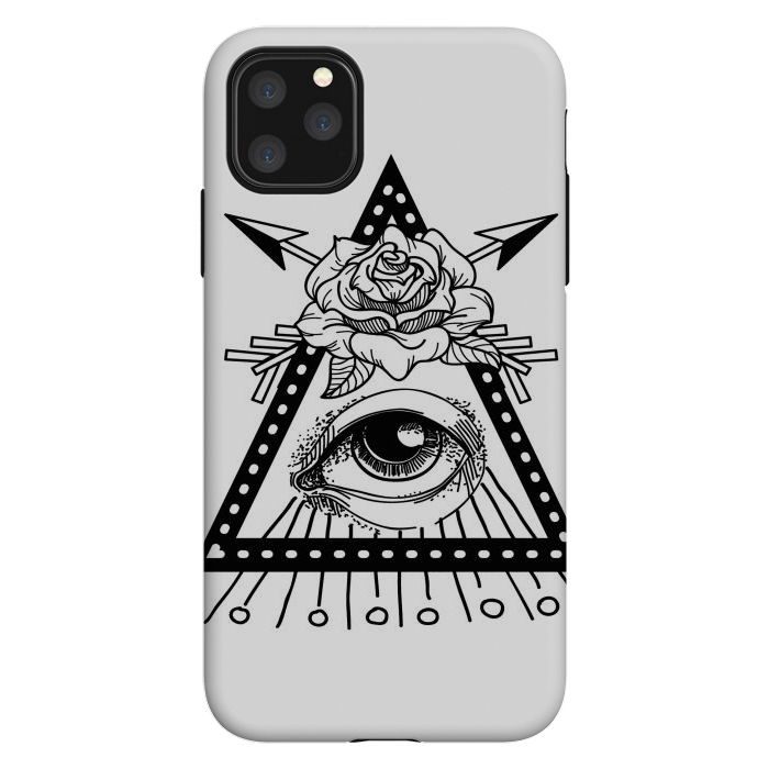 iPhone 11 Pro Max StrongFit third eye rose by haroulita