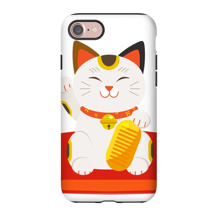 iPhone 7 StrongFit lucky cat by haroulita