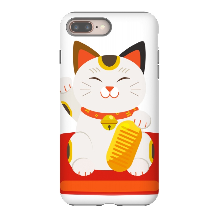 iPhone 7 plus StrongFit lucky cat by haroulita