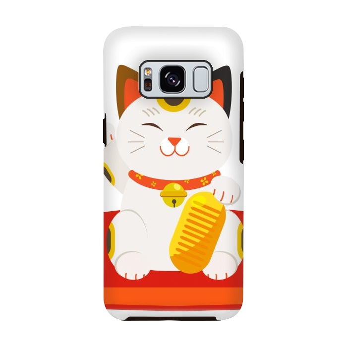 Galaxy S8 StrongFit lucky cat by haroulita