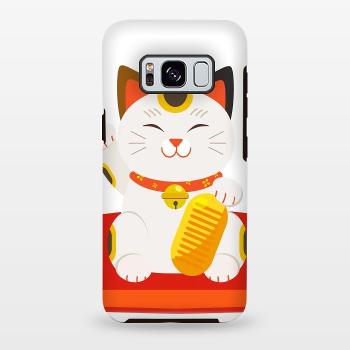 Galaxy S8 plus StrongFit lucky cat by haroulita