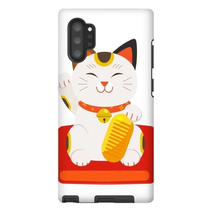Galaxy Note 10 plus StrongFit lucky cat by haroulita