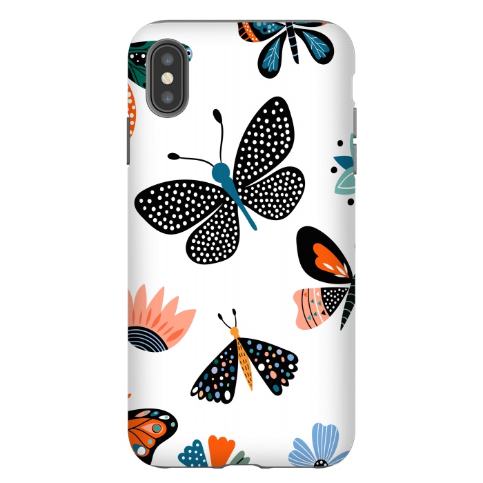 iPhone Xs Max StrongFit butterflies c by haroulita