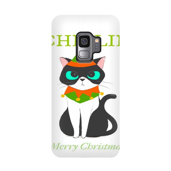 Galaxy S9 StrongFit funny kitty by haroulita