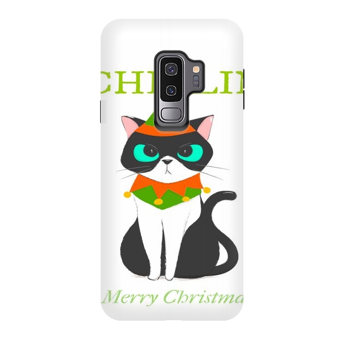 Galaxy S9 plus StrongFit funny kitty by haroulita