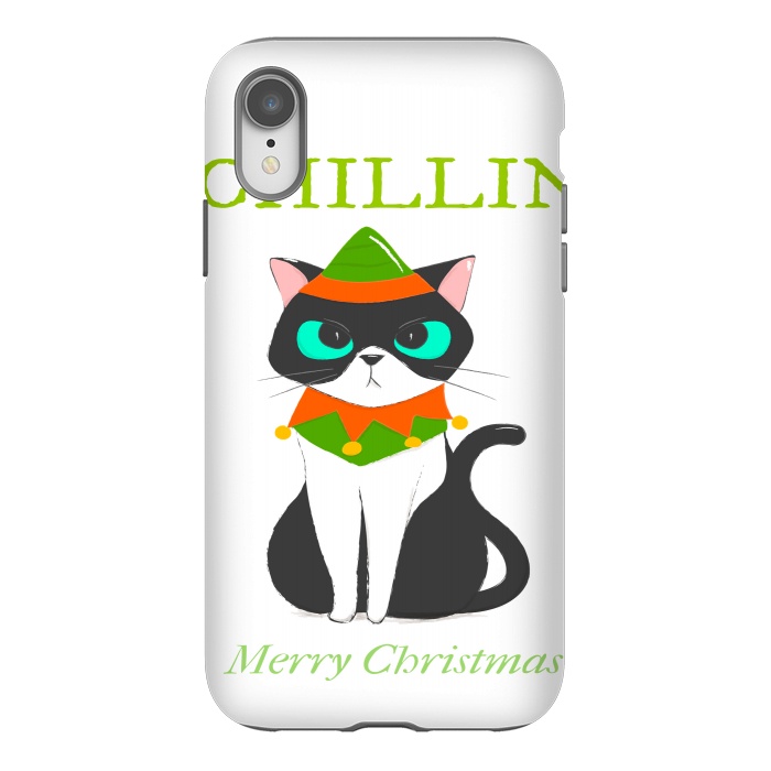 iPhone Xr StrongFit funny kitty by haroulita