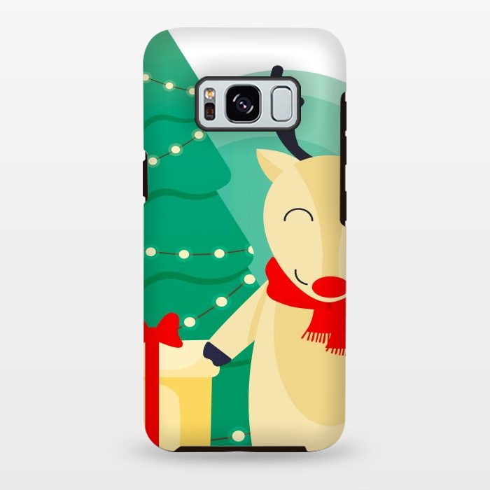 Galaxy S8 plus StrongFit happy reindeer by haroulita