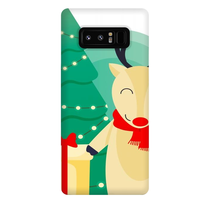 Galaxy Note 8 StrongFit happy reindeer by haroulita