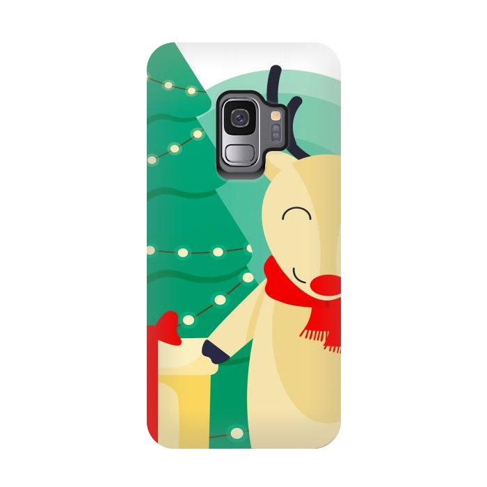 Galaxy S9 StrongFit happy reindeer by haroulita