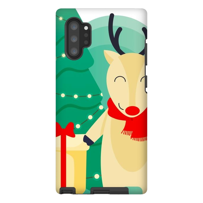 Galaxy Note 10 plus StrongFit happy reindeer by haroulita
