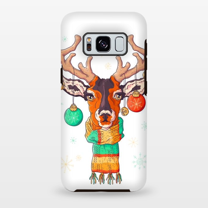 Galaxy S8 plus StrongFit christmas reindeer by haroulita