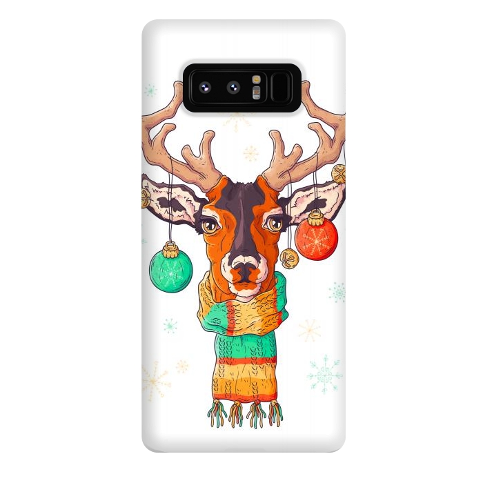 Galaxy Note 8 StrongFit christmas reindeer by haroulita