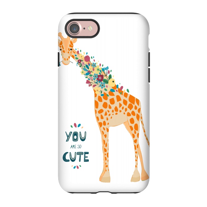 iPhone 7 StrongFit cute giraffe by haroulita