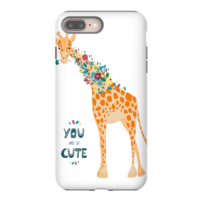 iPhone 7 plus StrongFit cute giraffe by haroulita