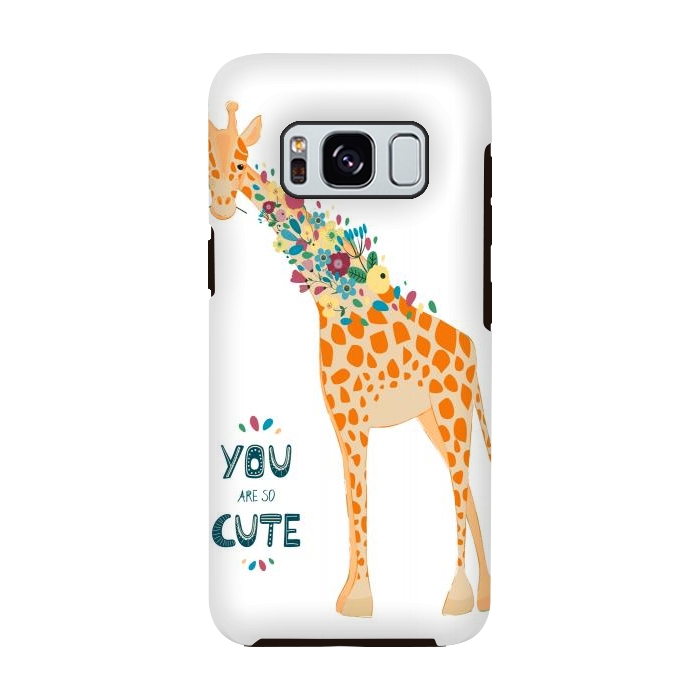 Galaxy S8 StrongFit cute giraffe by haroulita