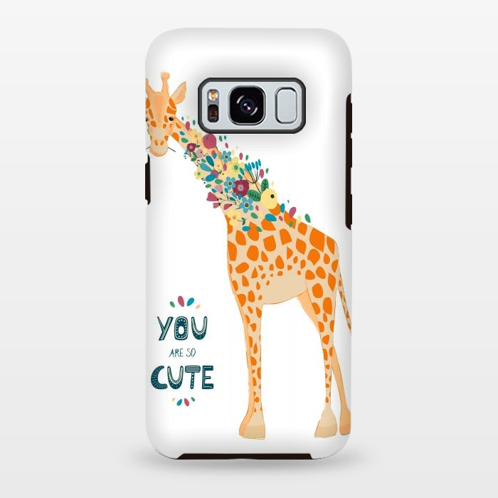 Galaxy S8 plus StrongFit cute giraffe by haroulita