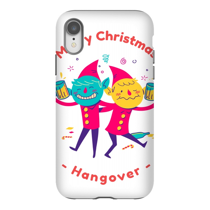 iPhone Xr StrongFit christmas hangover by haroulita