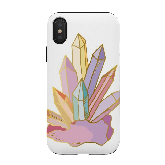 iPhone Xs / X StrongFit crystals and gems by haroulita