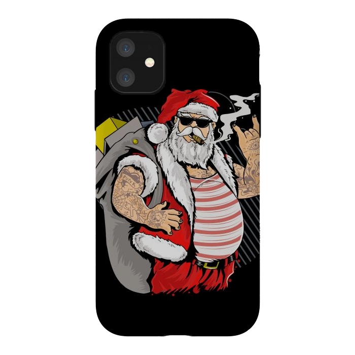 iPhone 11 StrongFit funny santa x by haroulita