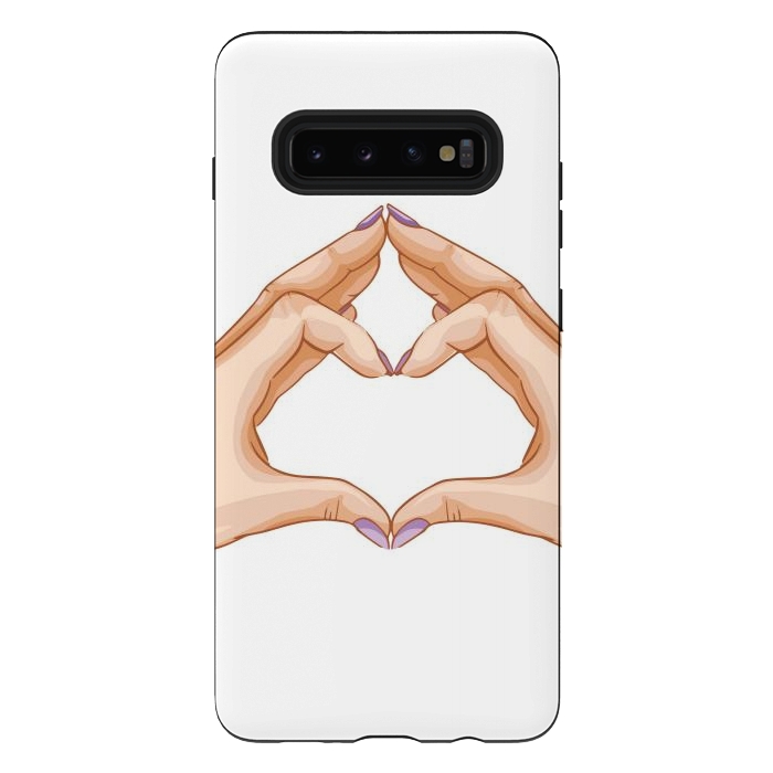 Galaxy S10 plus StrongFit heart hand  by haroulita