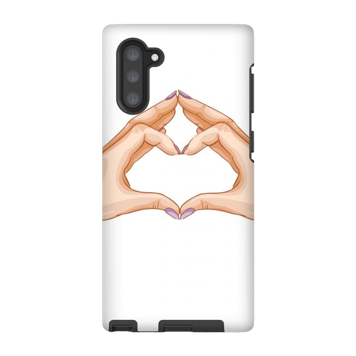 Galaxy Note 10 StrongFit heart hand  by haroulita