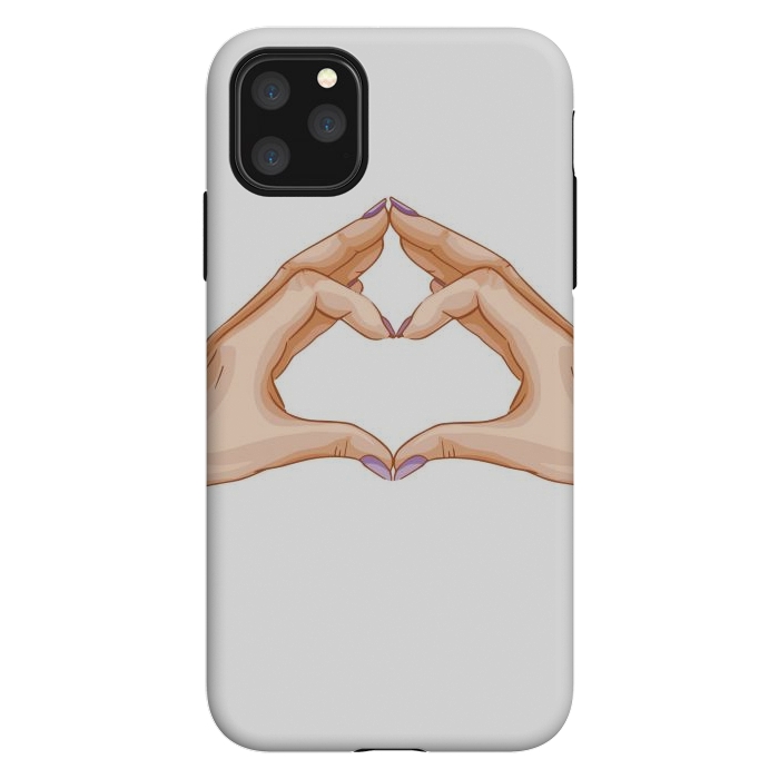 iPhone 11 Pro Max StrongFit heart hand  by haroulita