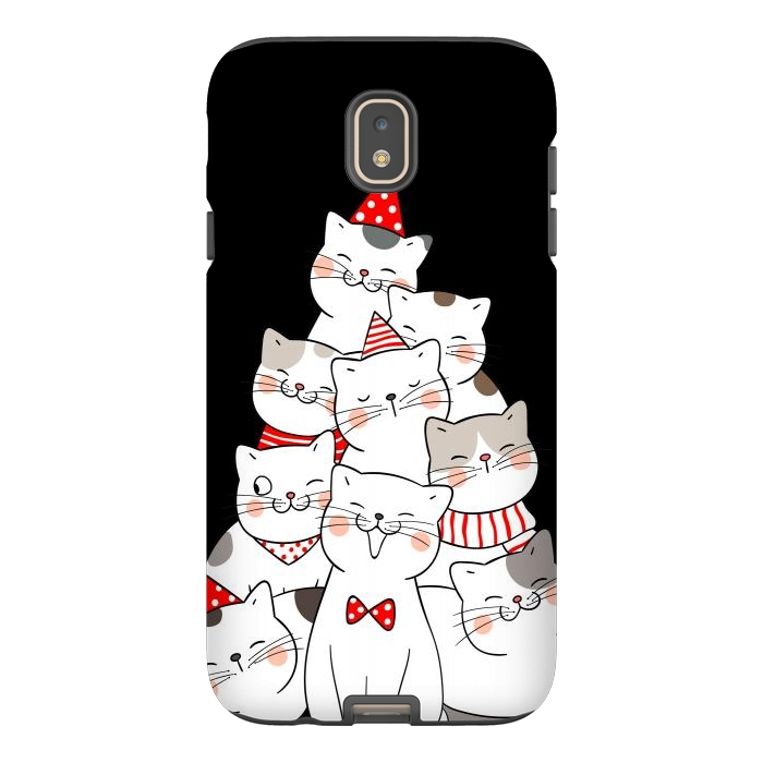 Galaxy J7 StrongFit christmas cats by haroulita