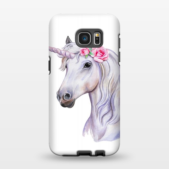 Galaxy S7 EDGE StrongFit magical unicorn by haroulita