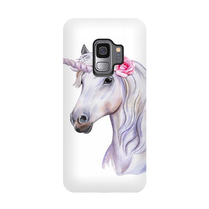 Galaxy S9 StrongFit magical unicorn by haroulita