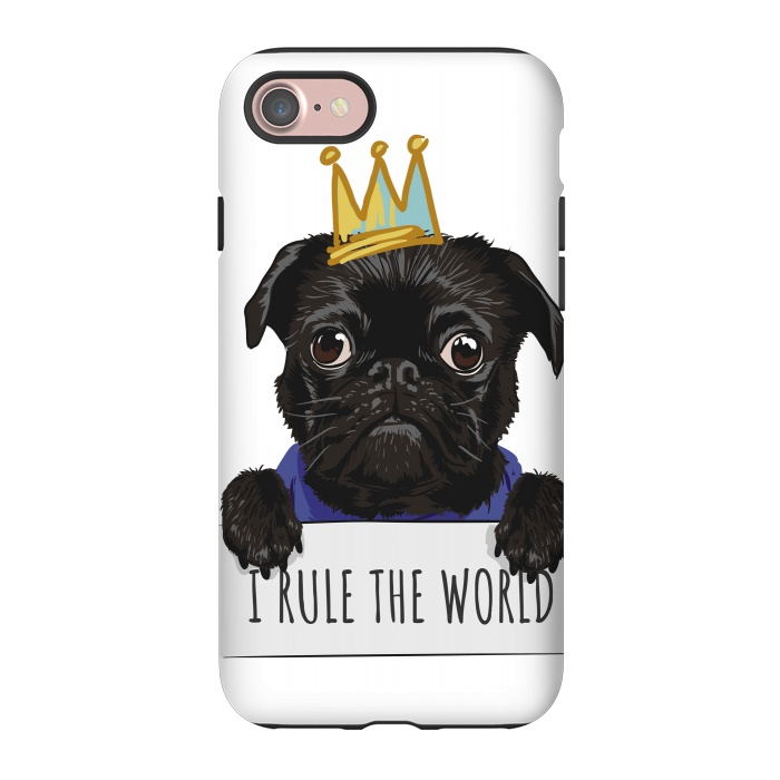 iPhone 7 StrongFit pug by haroulita