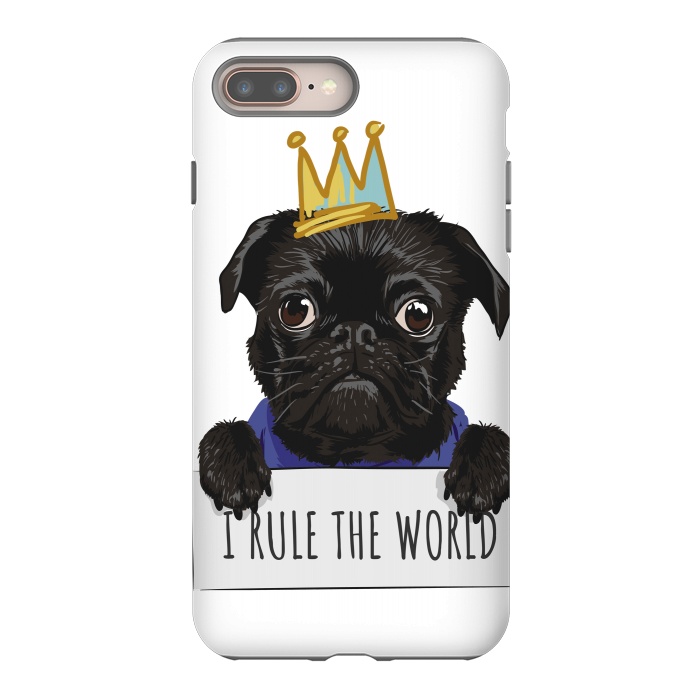 iPhone 7 plus StrongFit pug by haroulita