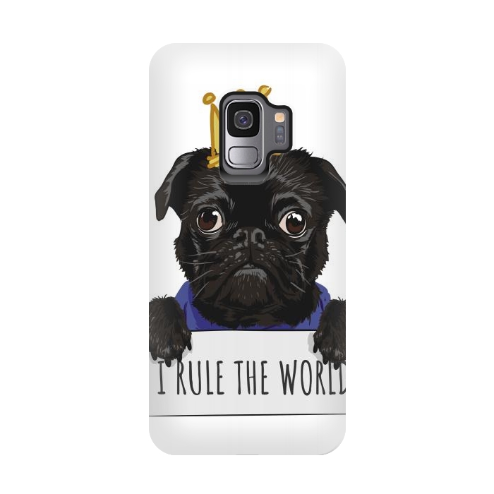 Galaxy S9 StrongFit pug by haroulita