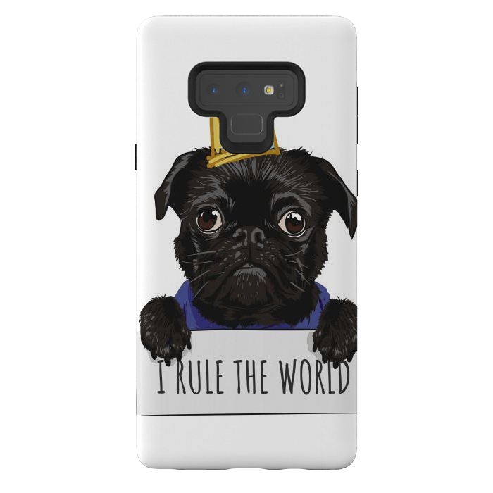 Galaxy Note 9 StrongFit pug by haroulita