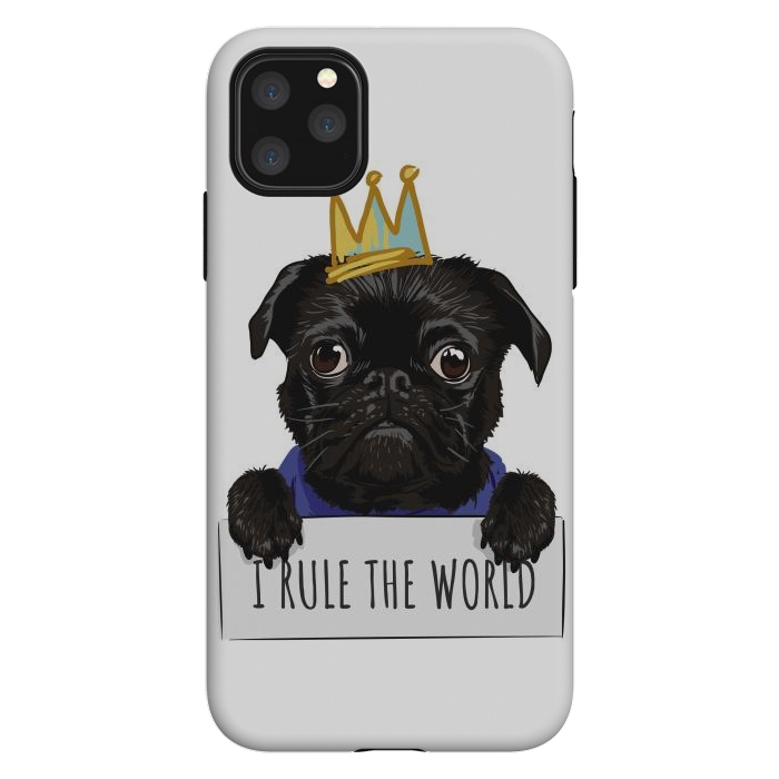 iPhone 11 Pro Max StrongFit pug by haroulita