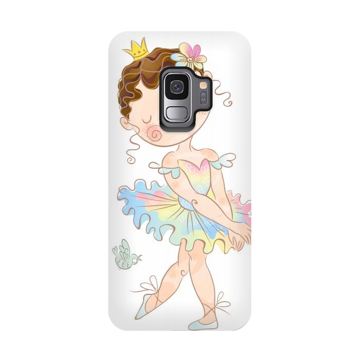Galaxy S9 StrongFit shy ballerina by haroulita