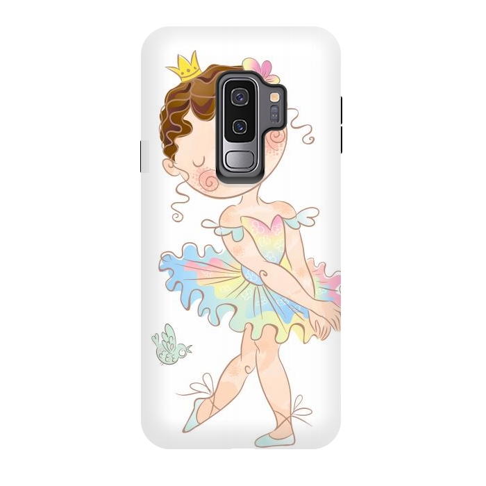 Galaxy S9 plus StrongFit shy ballerina by haroulita