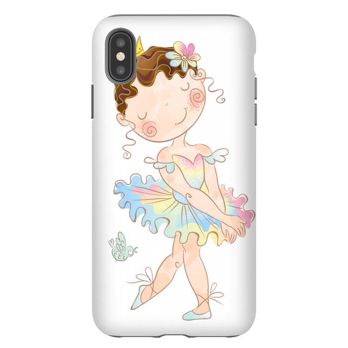 iPhone Xs Max StrongFit shy ballerina by haroulita