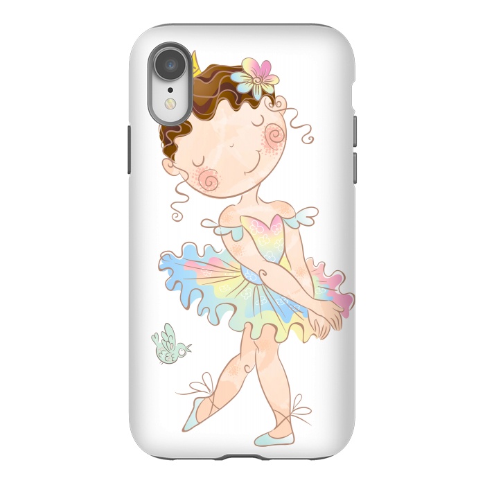 iPhone Xr StrongFit shy ballerina by haroulita