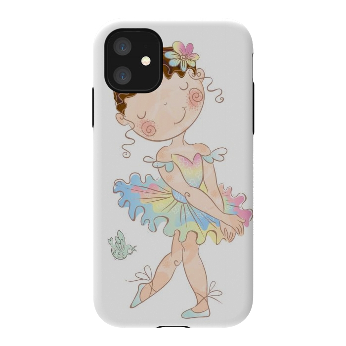 iPhone 11 StrongFit shy ballerina by haroulita