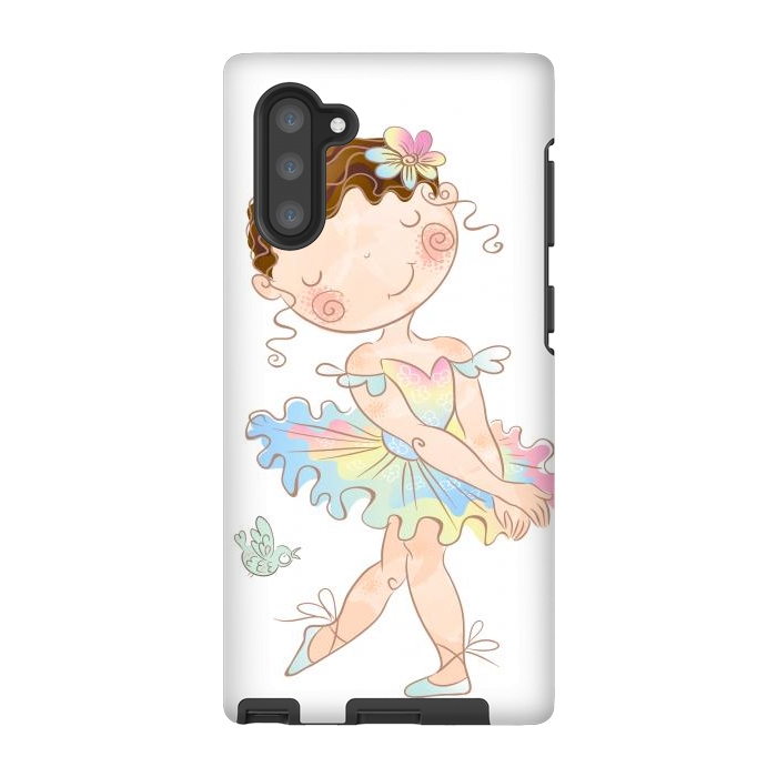 Galaxy Note 10 StrongFit shy ballerina by haroulita