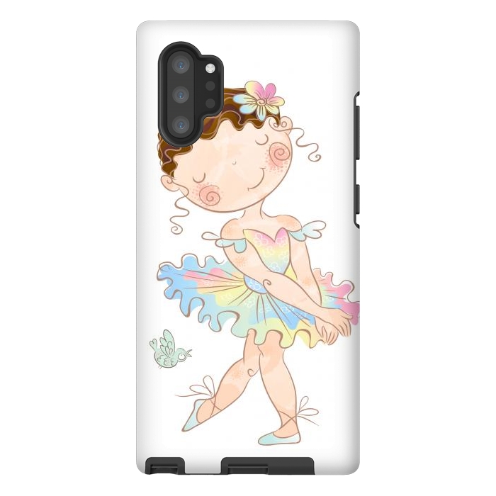 Galaxy Note 10 plus StrongFit shy ballerina by haroulita