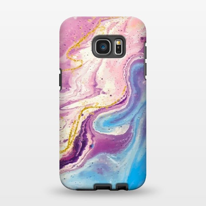 Galaxy S7 EDGE StrongFit marble o by haroulita