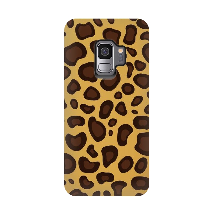 Galaxy S9 StrongFit animal print leopard by haroulita