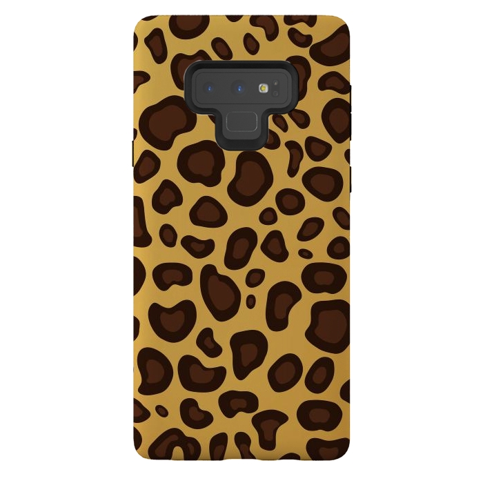 Galaxy Note 9 StrongFit animal print leopard by haroulita