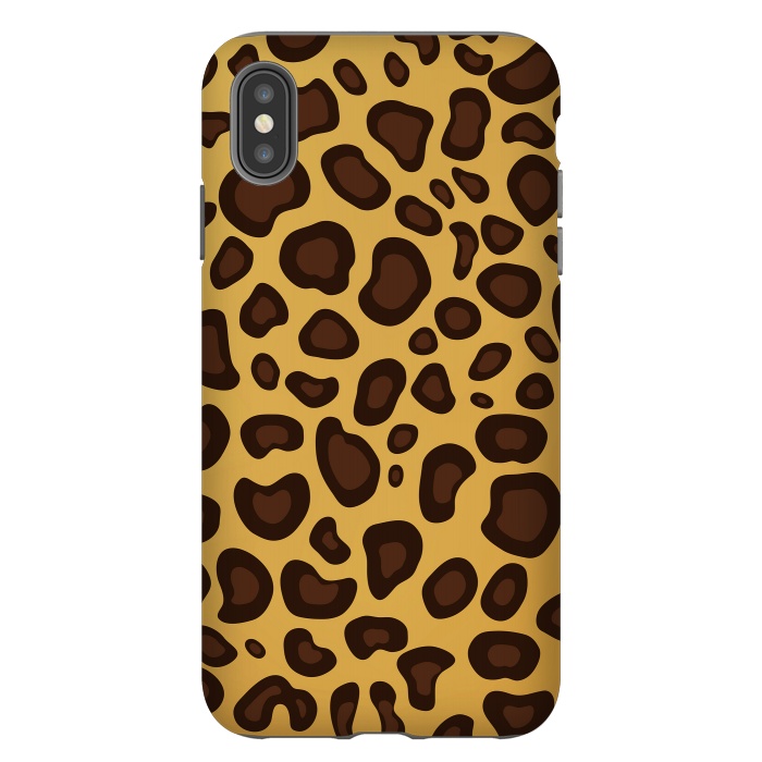 iPhone Xs Max StrongFit animal print leopard by haroulita