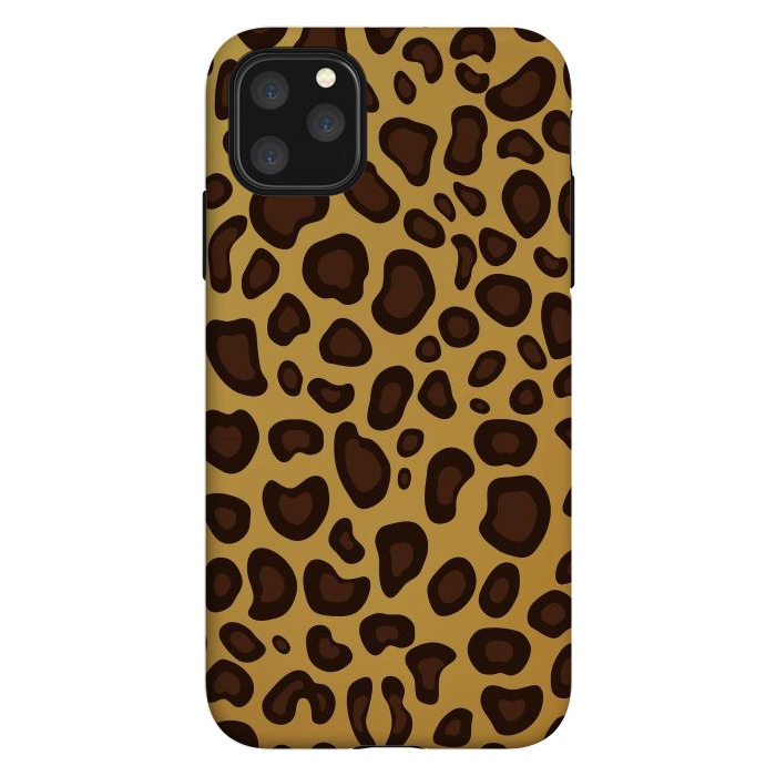 iPhone 11 Pro Max StrongFit animal print leopard by haroulita