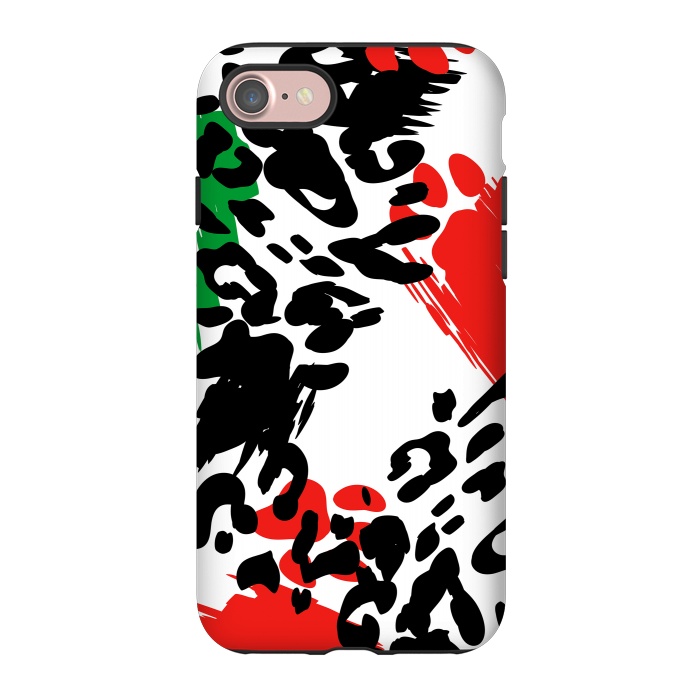 iPhone 7 StrongFit colorful anima print by haroulita