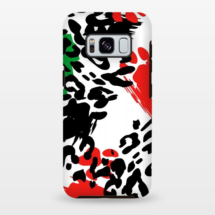 Galaxy S8 plus StrongFit colorful anima print by haroulita