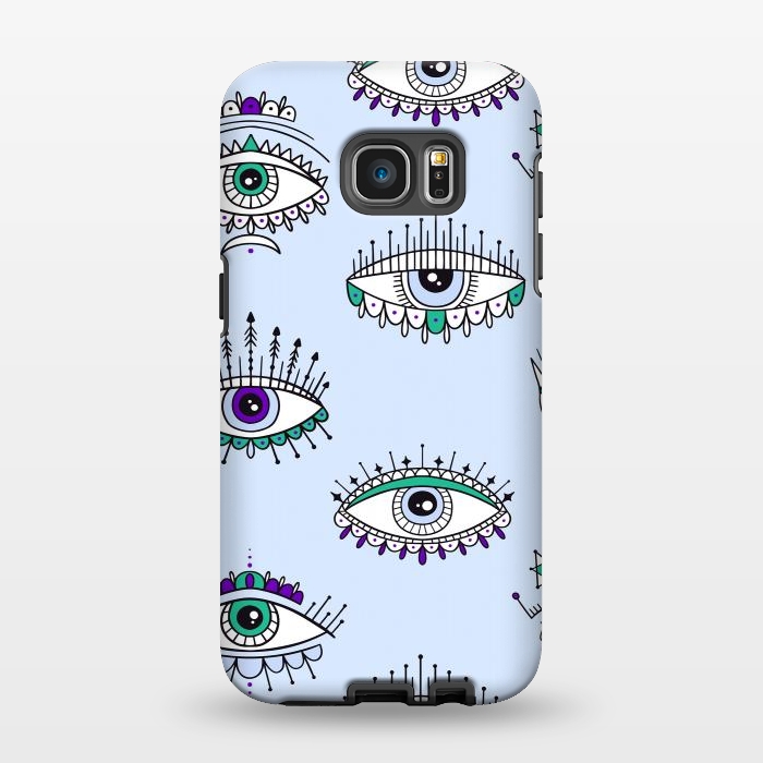 Galaxy S7 EDGE StrongFit evil eyes by haroulita